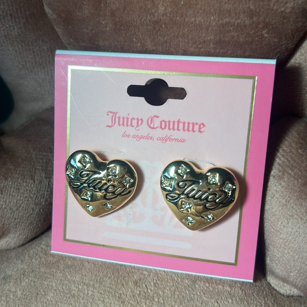 Juicy Couture Heart Earrings